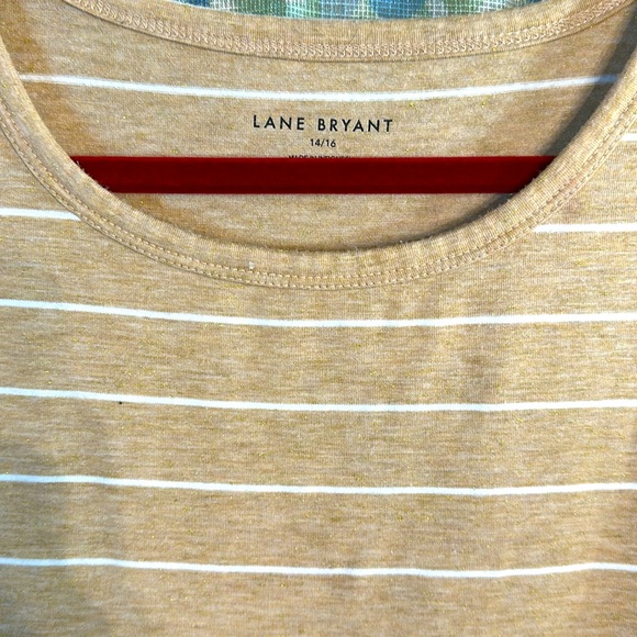 Lane Bryant Striped Tee 14/16 - Picture 2 of 4